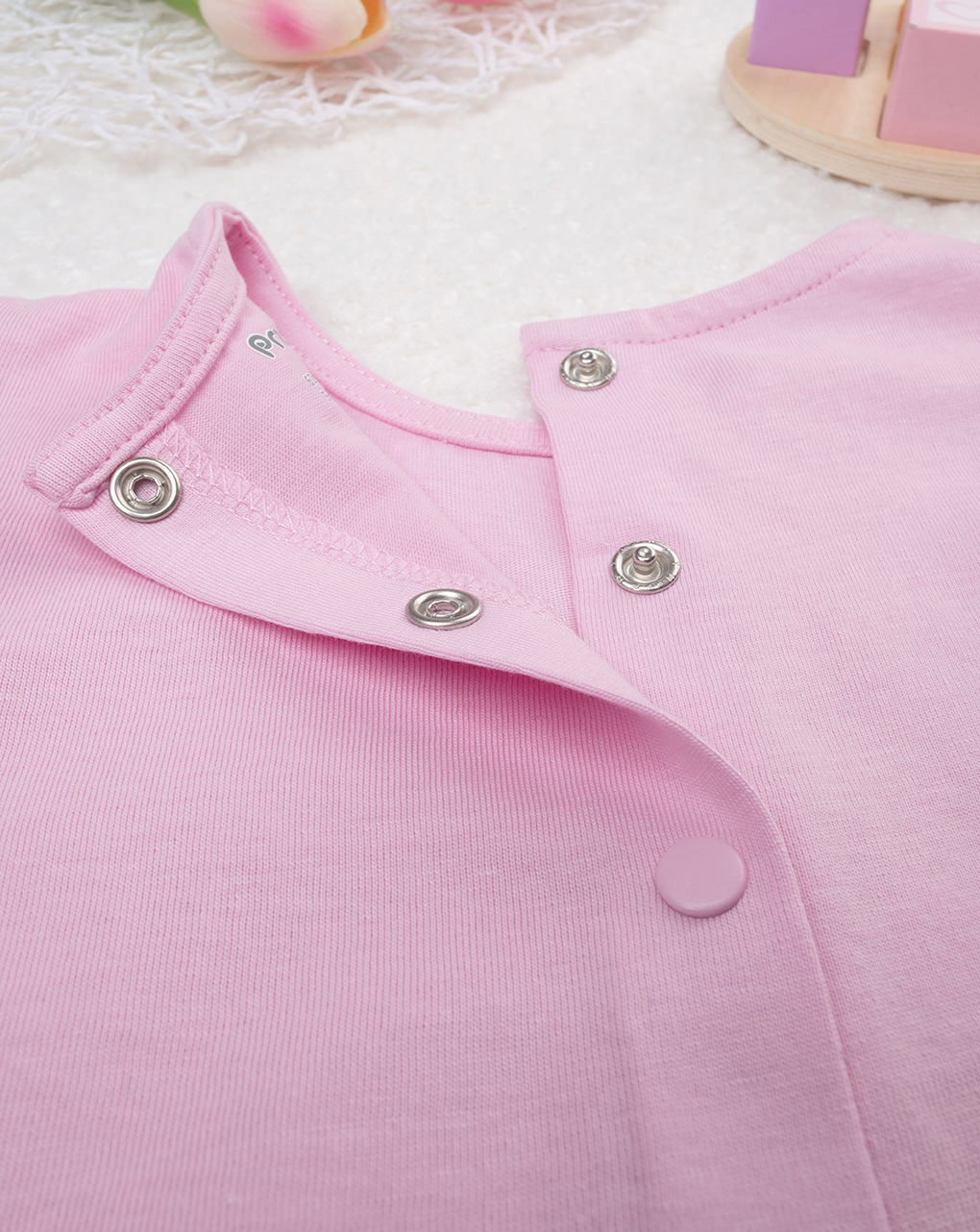 T-shirt rosa maniche lunghe "coniglietto" - Prénatal