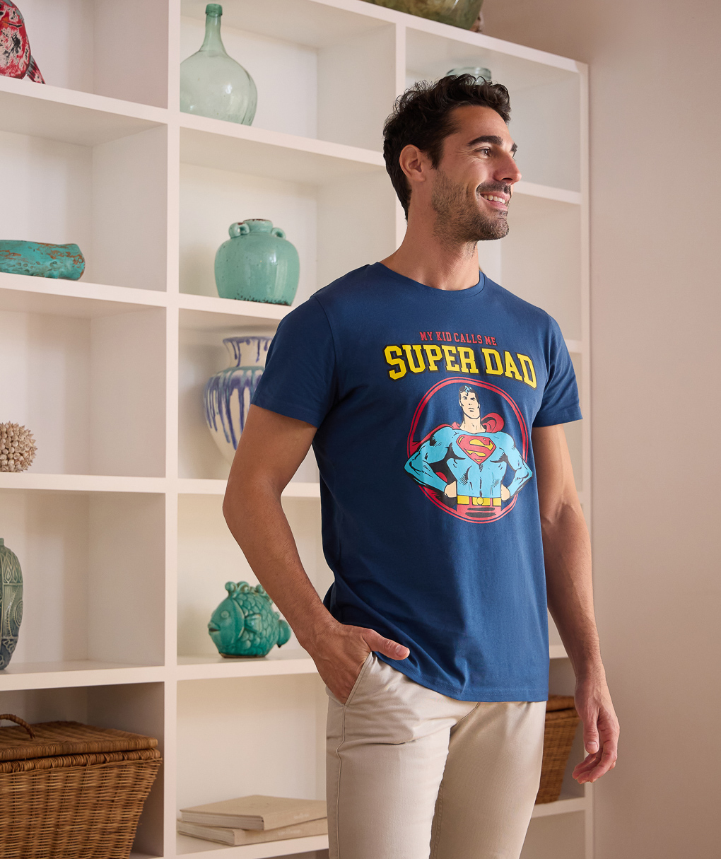 T-shirt uomo con stampa "super dad" - Prénatal
