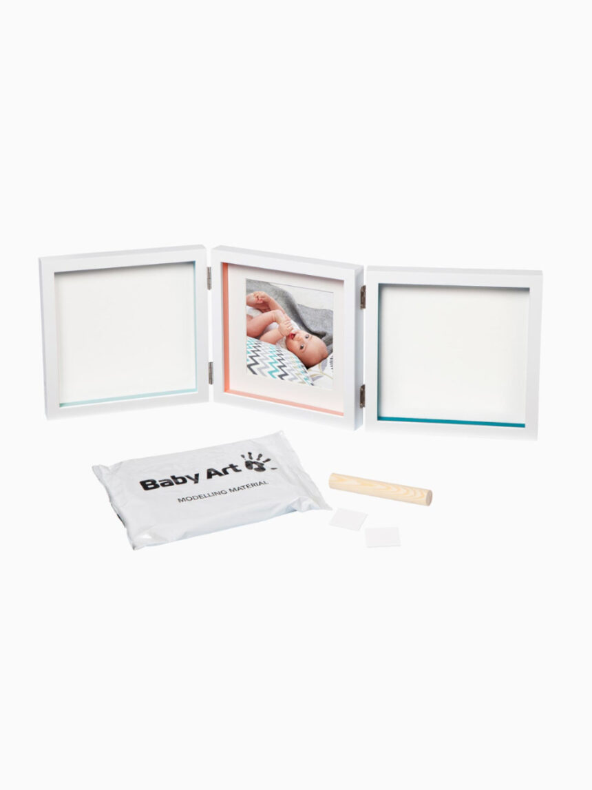 Baby Art Magic Box Ocean – Baby Art Magic Box Scatola con Kit Impronta per  Calco Gesso di Mani e Piedi del Neonato 