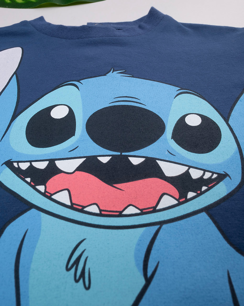 T-shirt mini me bimbo blu "stitch"
