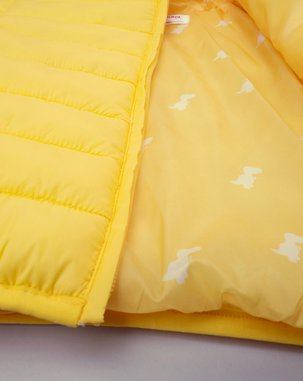 Piumino leggero giallo bimbo con cappuccio - Prénatal
