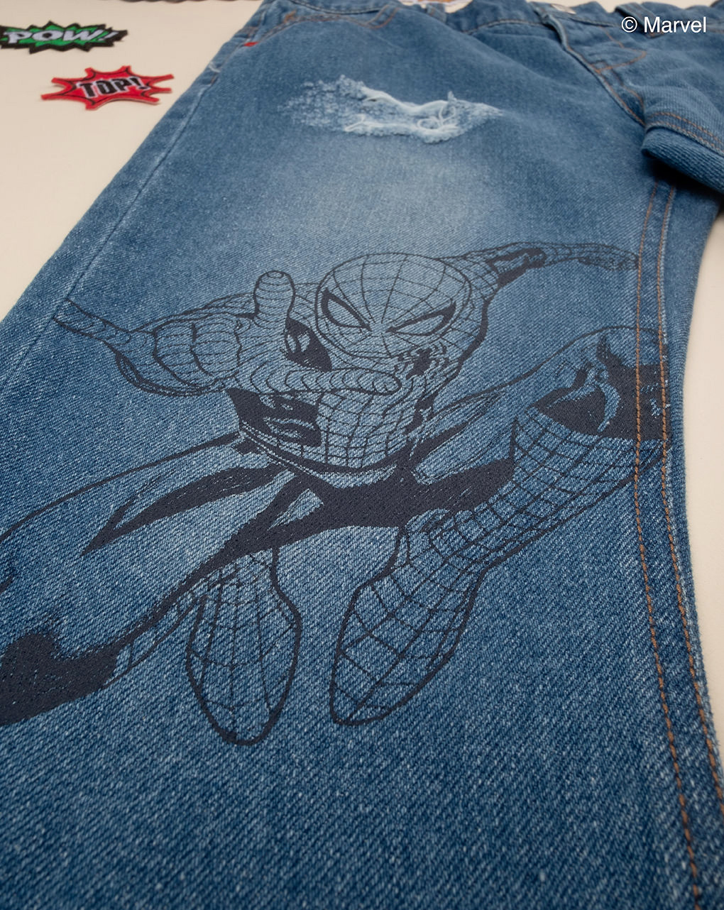 Pantalone denim spiderman - Prénatal