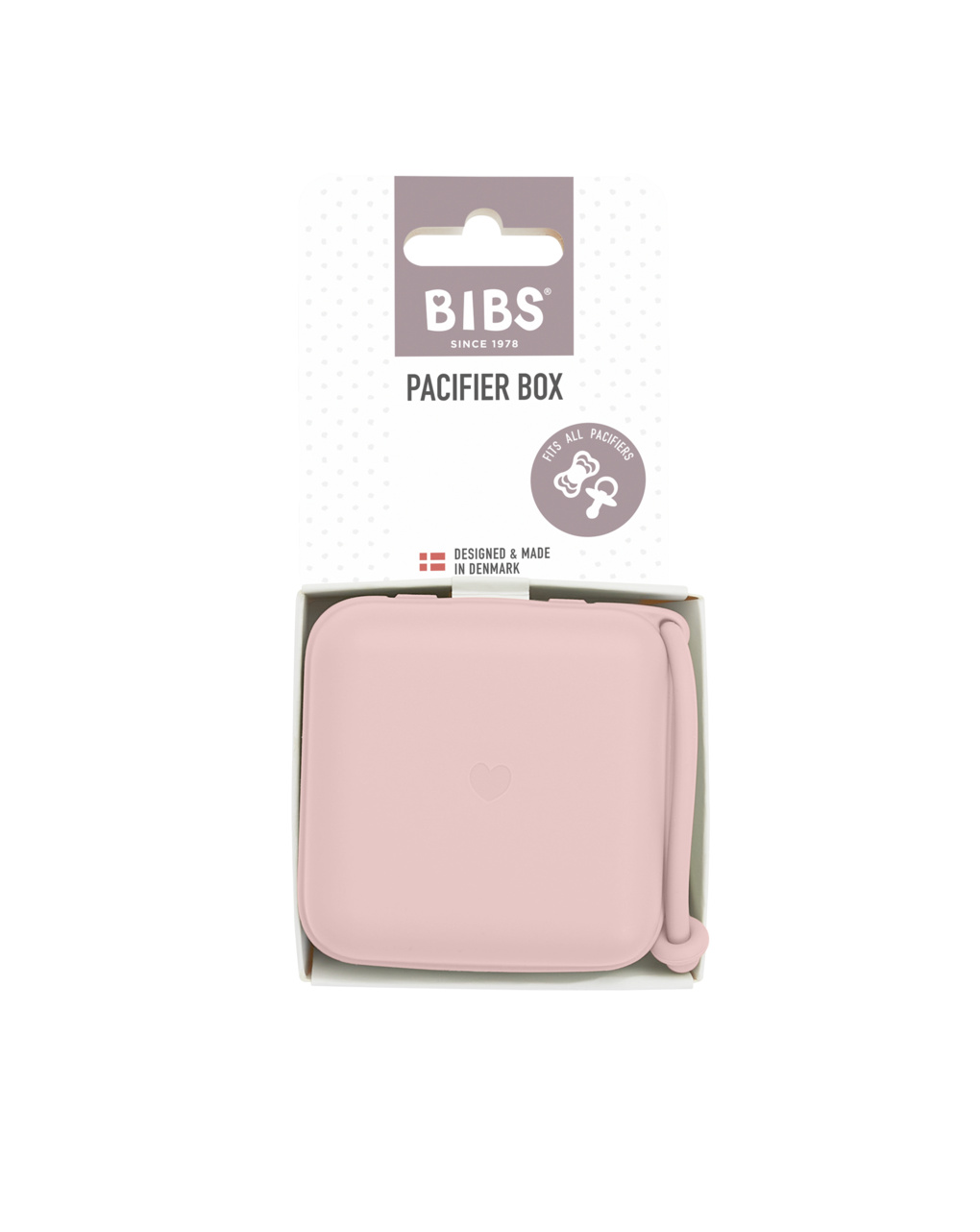 Scatola porta ciuccio rosa - bibs - BIBS