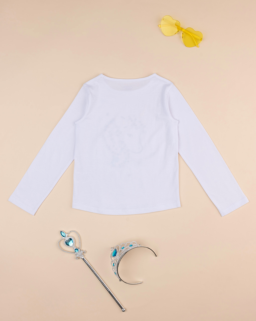 T-shirt jersey bimba bianca "unicorno" - Prénatal