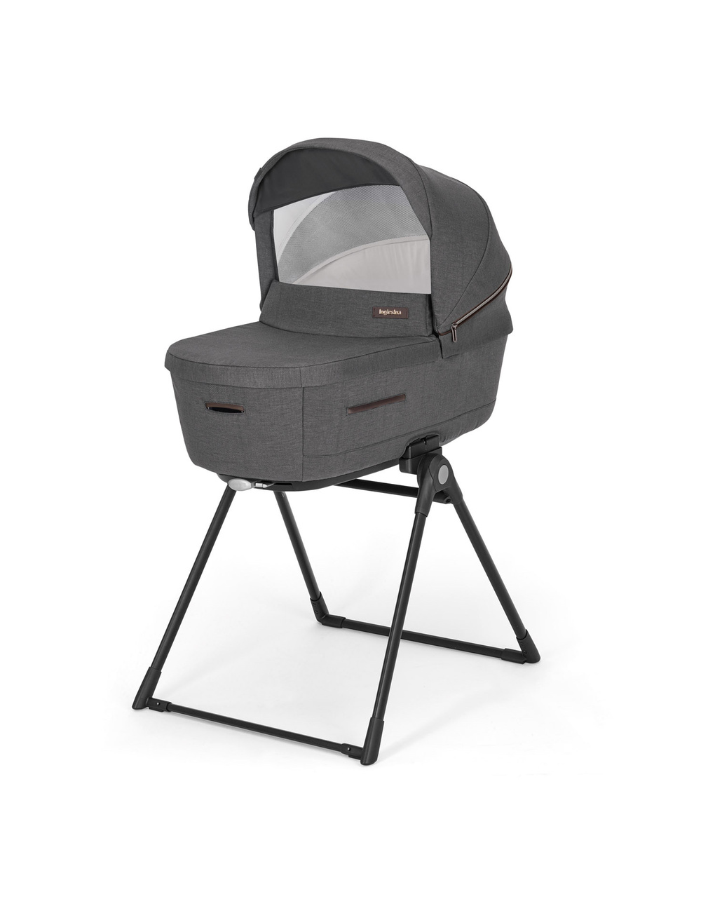 Aptica system quattro darwin infant recline colore velvet grey telaio palladio black – inglesina - Inglesina