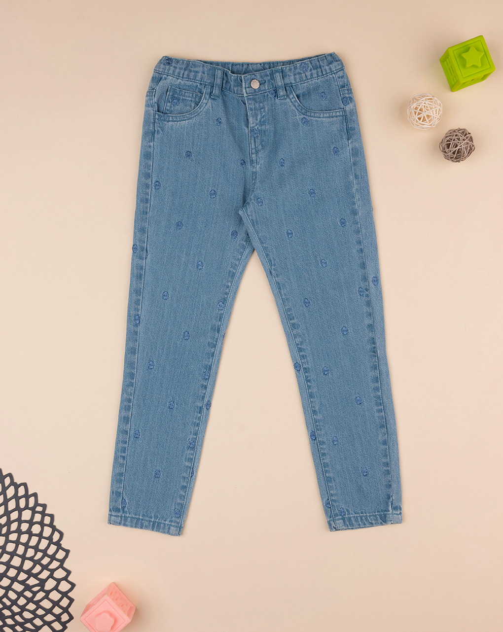 Sanetta Pantaloni Bambina – 100% Cotone Con Cerniera – Lavabili In Lavatrice