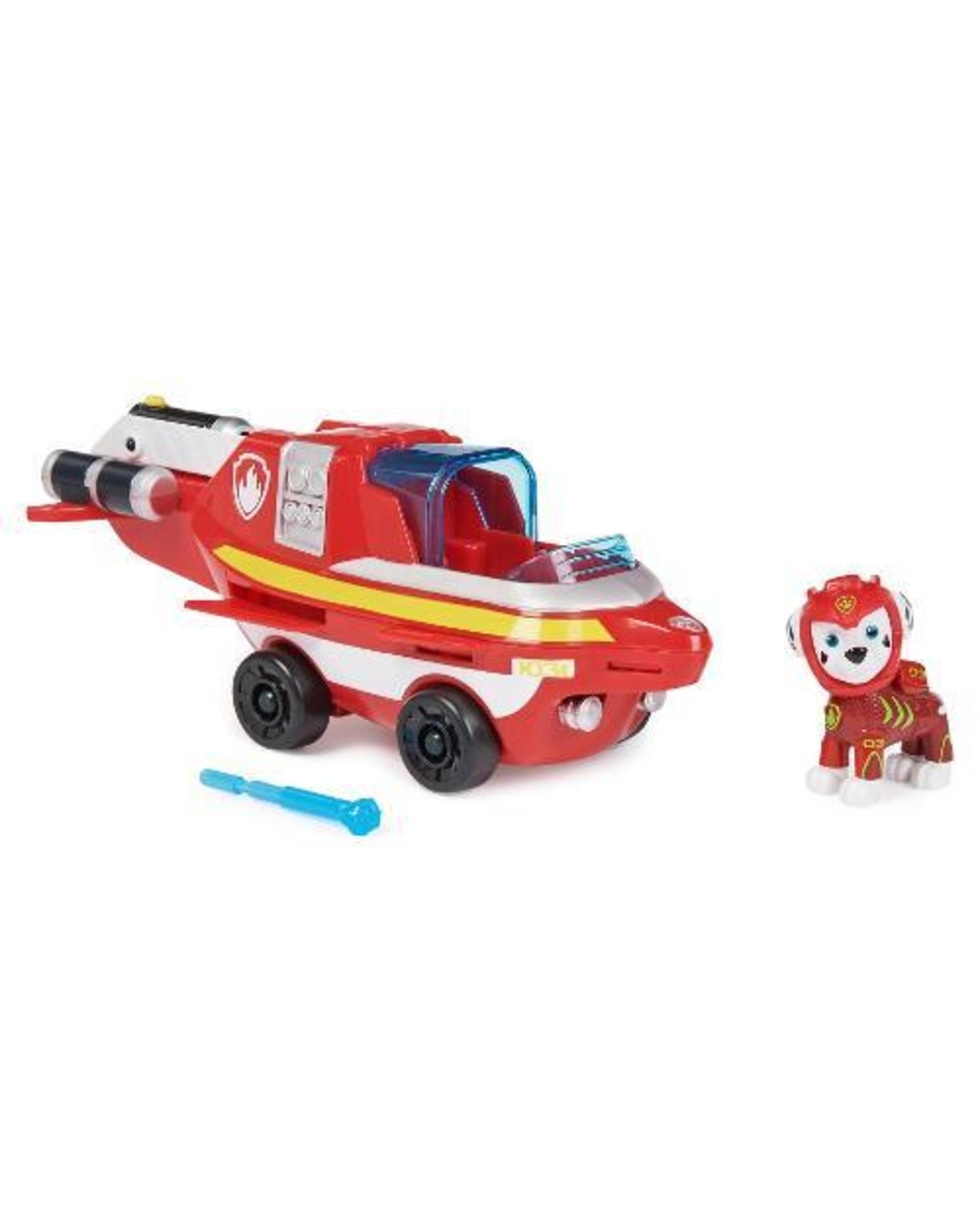 Veicolo trasformabile aqua pups di marshall - paw patrol