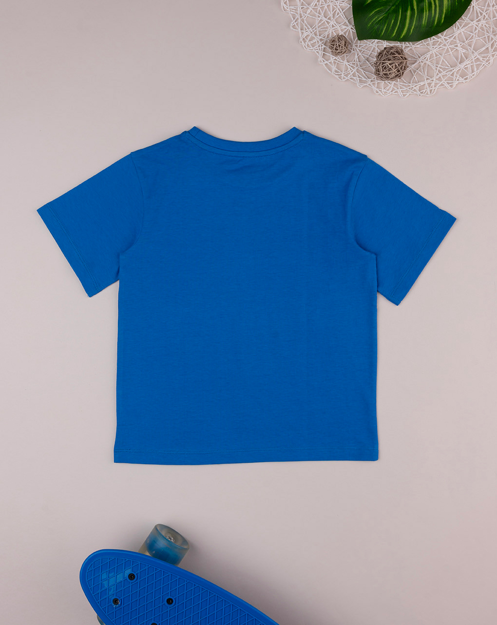 T-shirt blu bambino con stampa - Prénatal