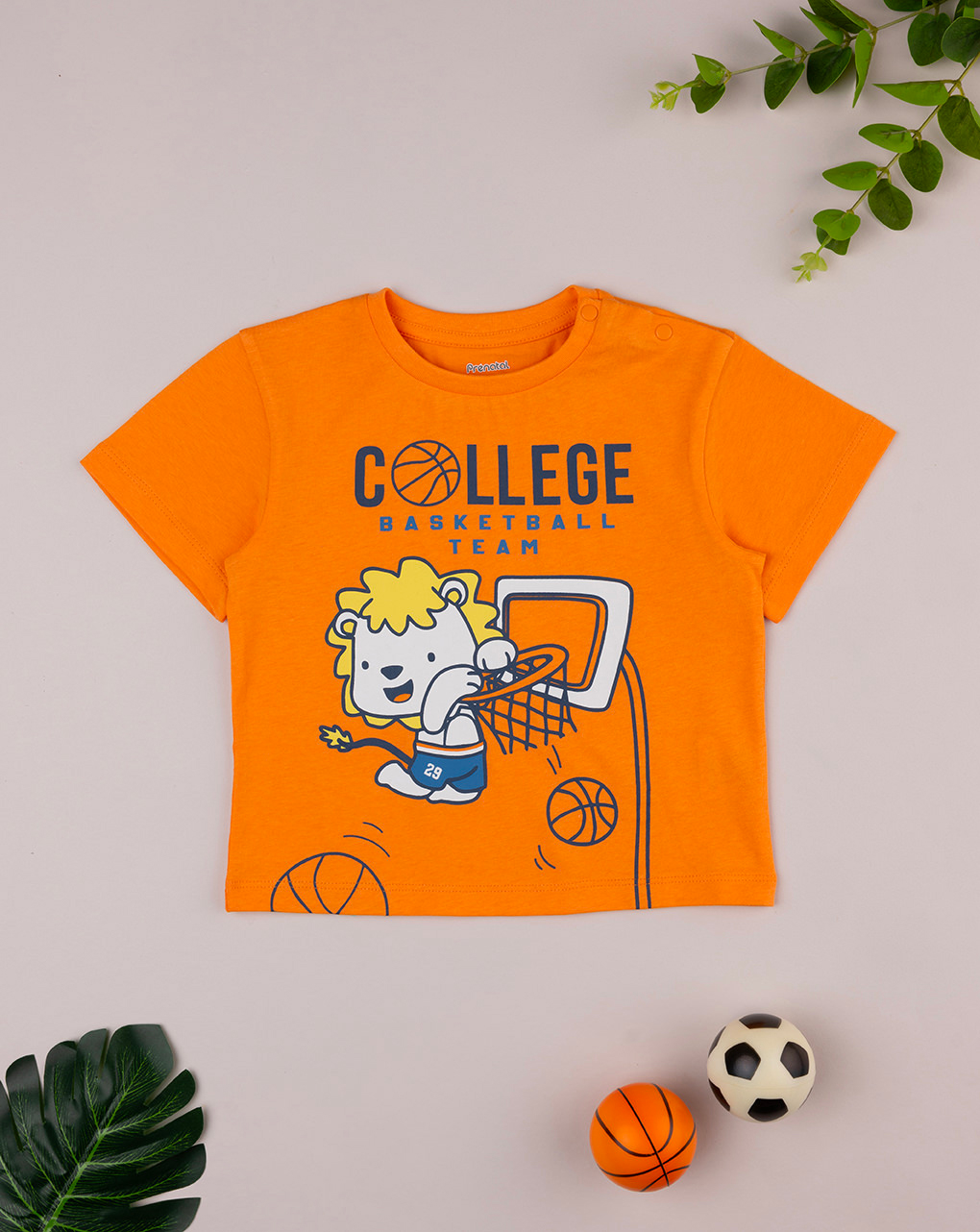 T-shirt bimbo arancione
