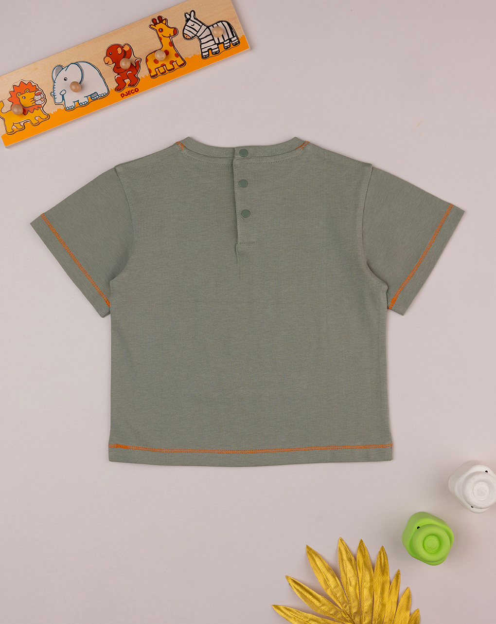 T-shirt jersey bimbo verde - Prénatal