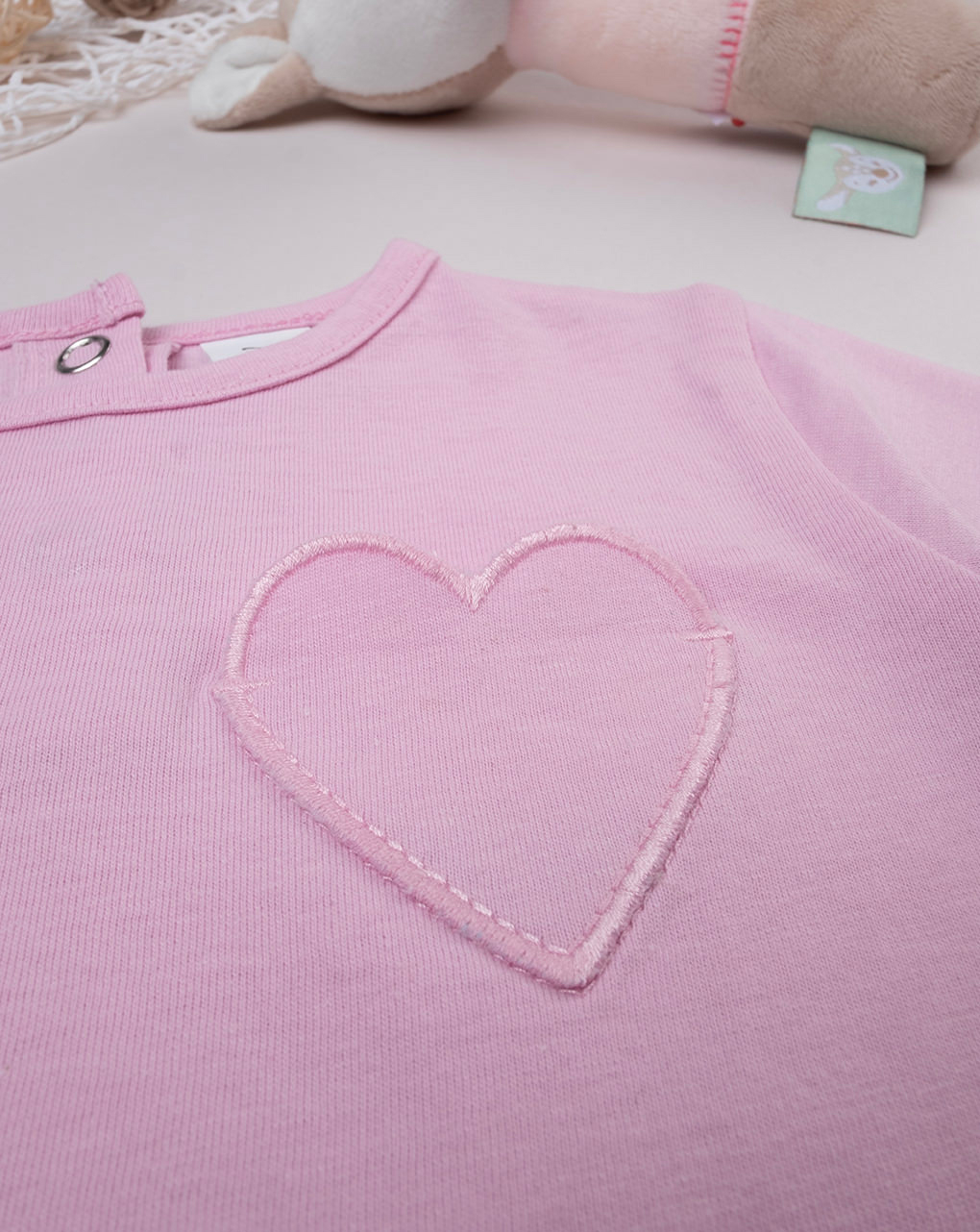 T-shirt rosa bimba a maniche corte - Prénatal