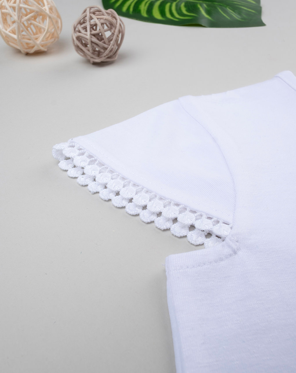 T-shirt bianca bambina "farfalla" - Prénatal