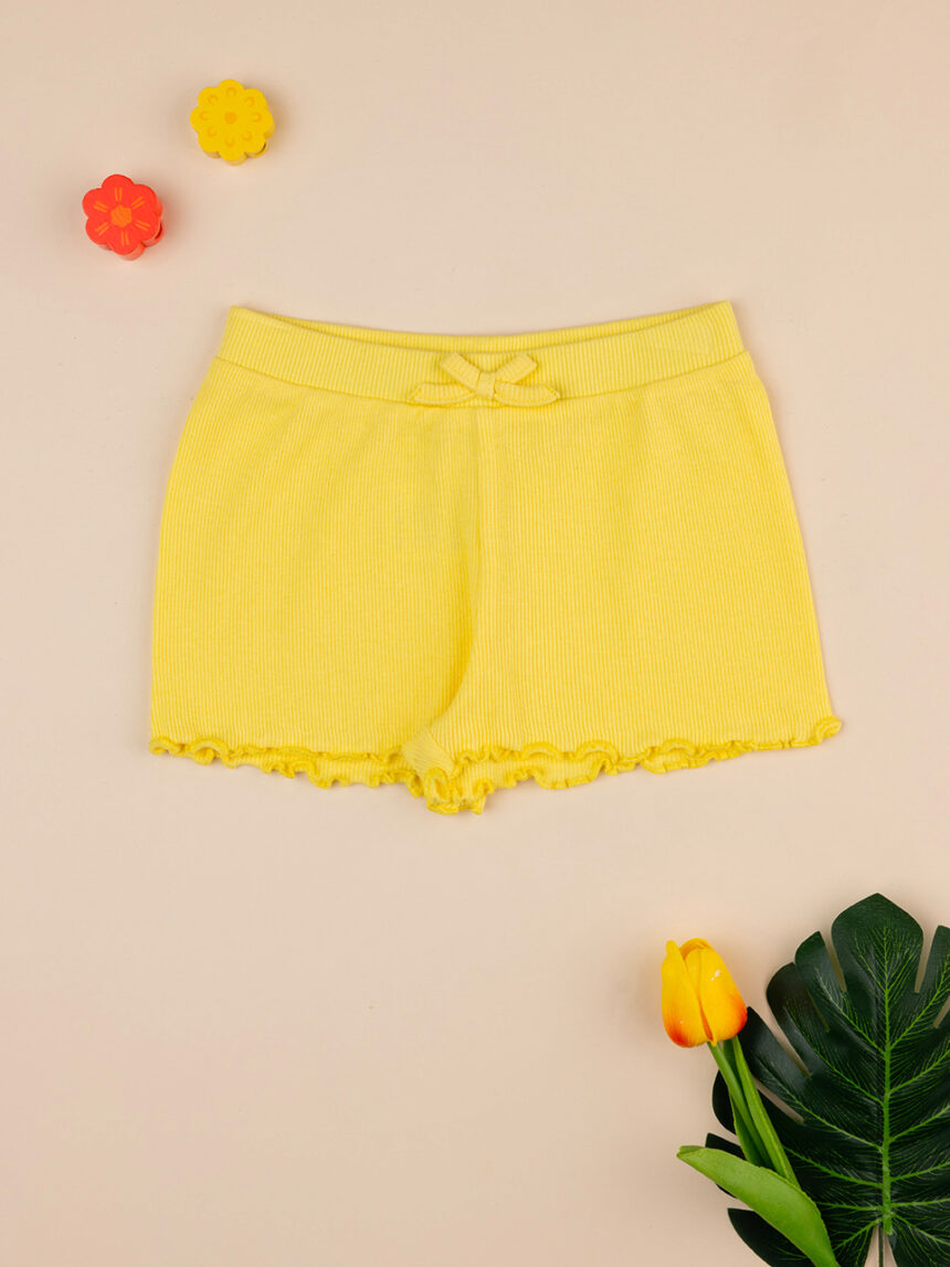Shorts bimba giallo - Prénatal