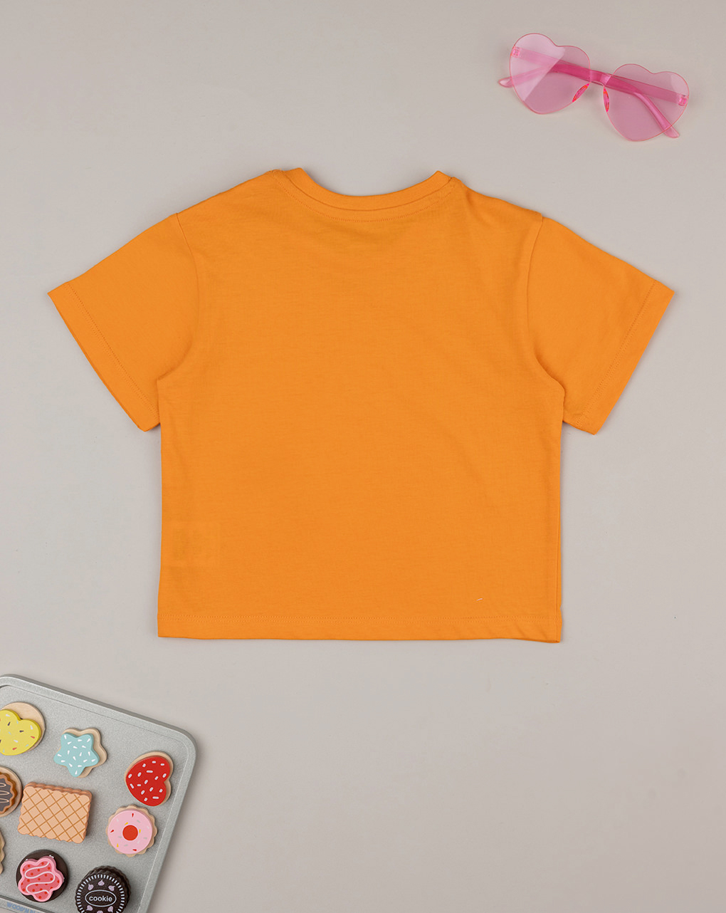 T-shirt mezza manica arancione maniche corte - Prénatal