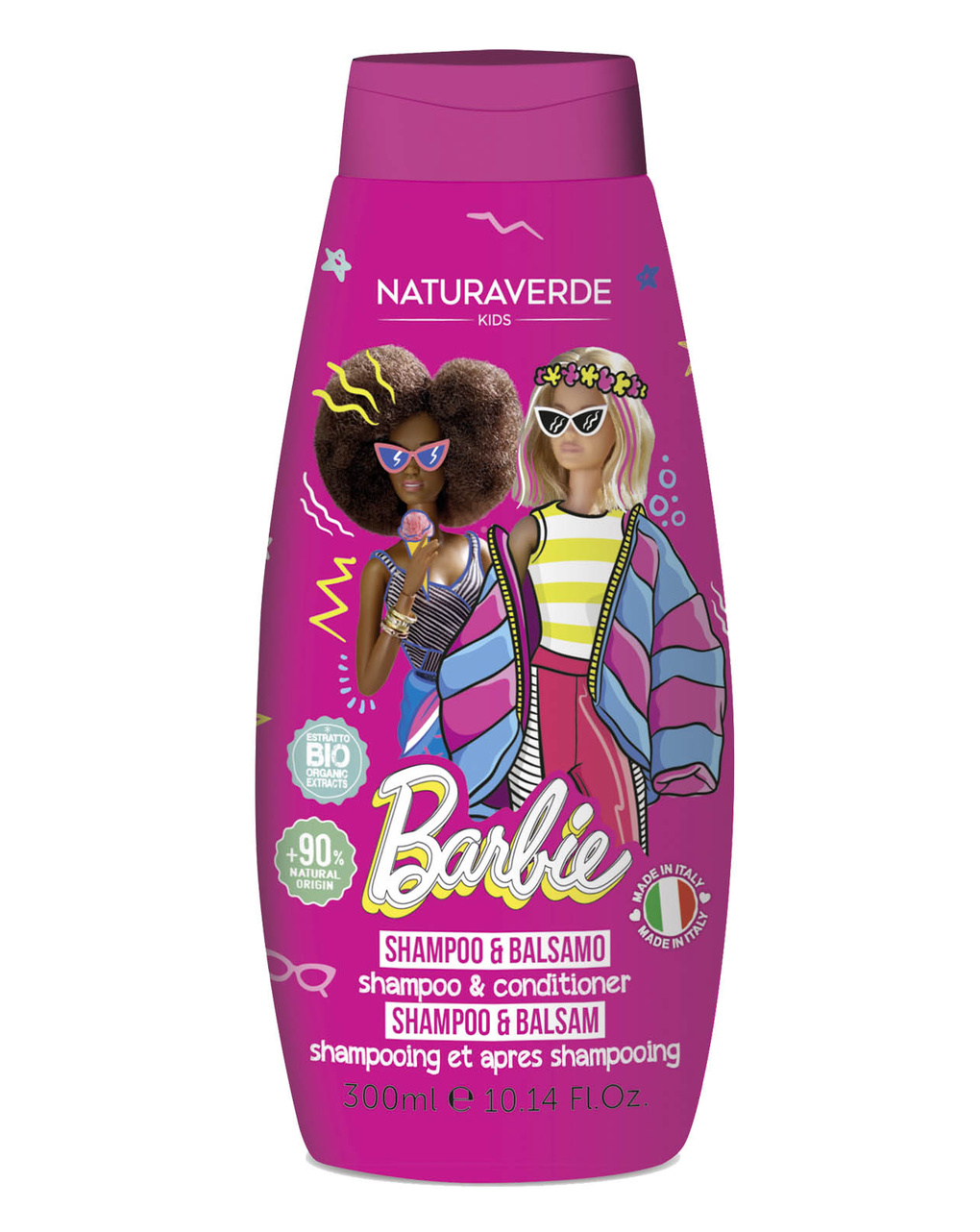 Shampoo&balsamo barbie 300 ml - naturaverde - NaturaVerde