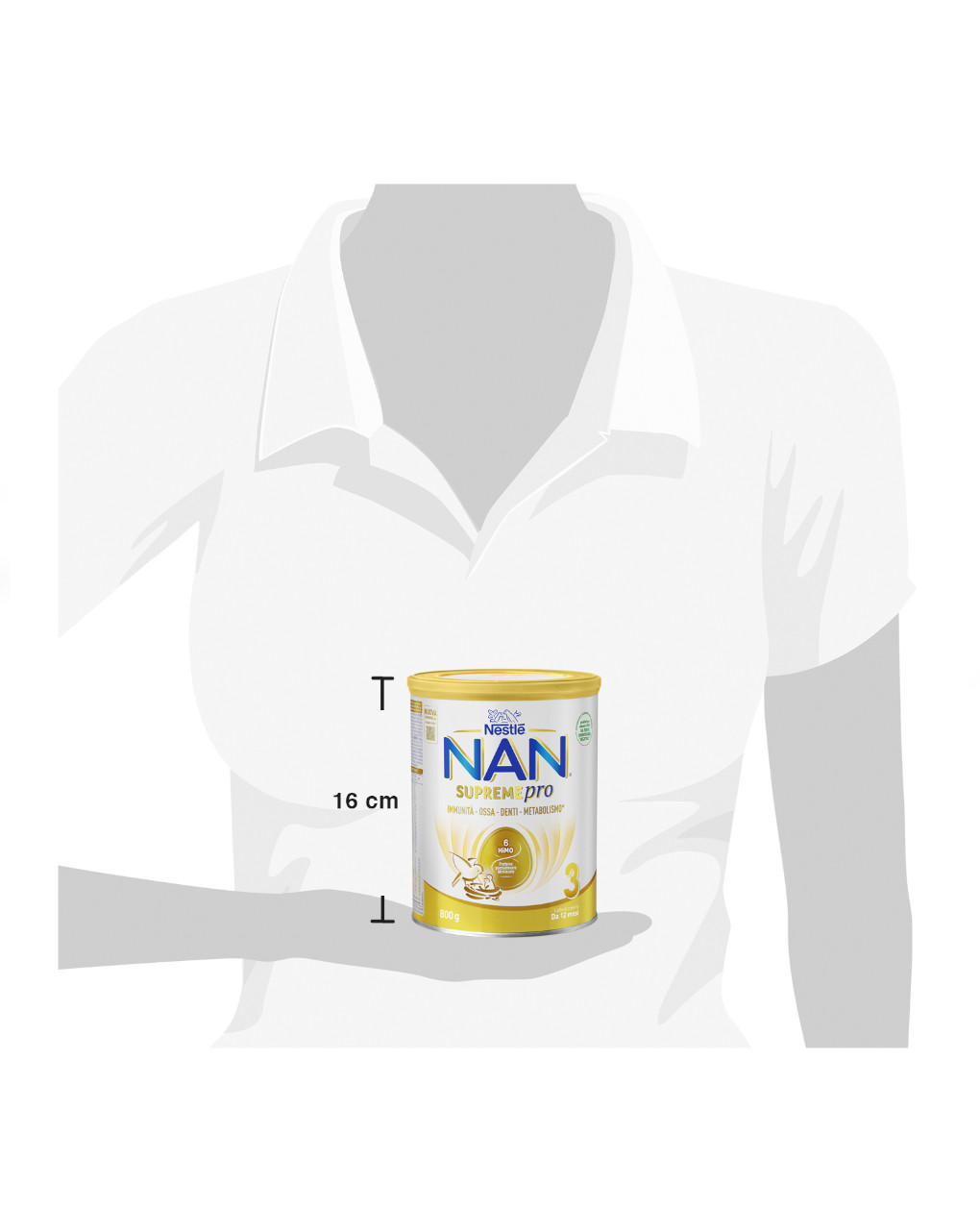 Latte in polvere nan supreme pro 3 | 800 gr - nestlé - Nestlé