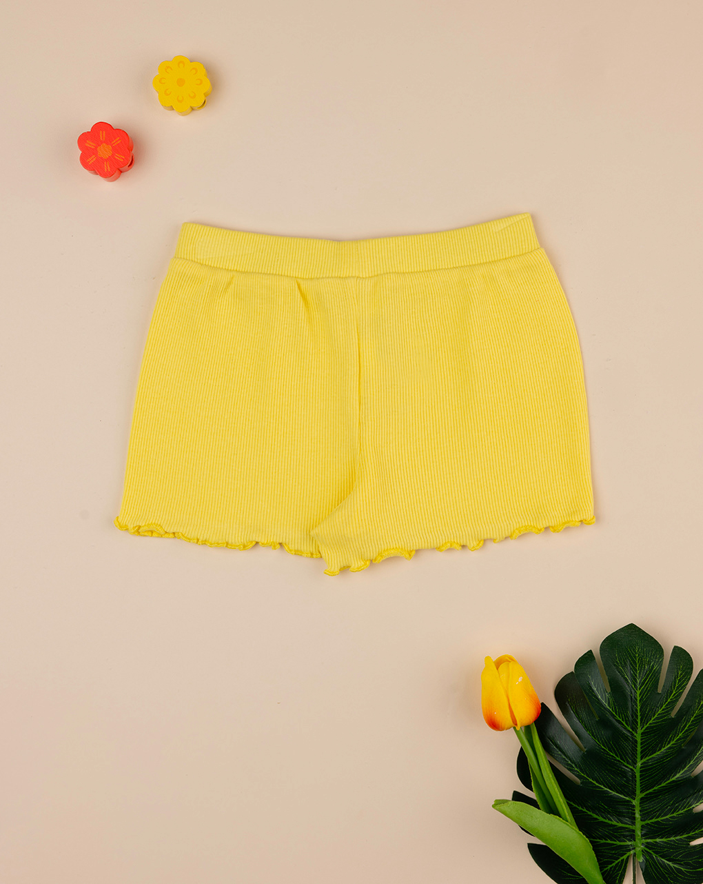 Shorts bimba giallo - Prénatal