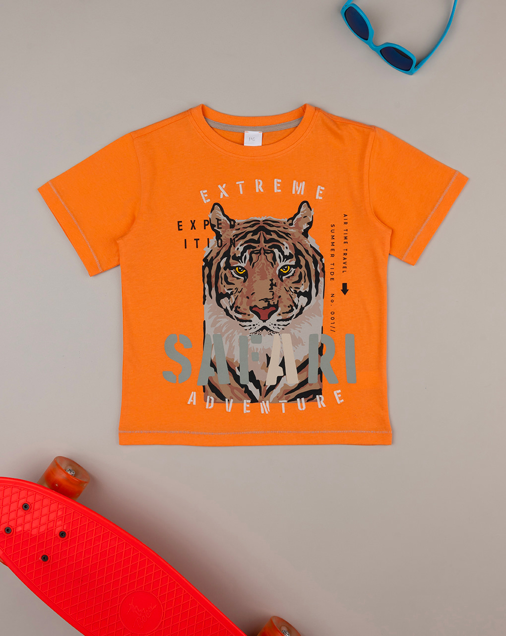 T-shirt jersey bimbo arancione