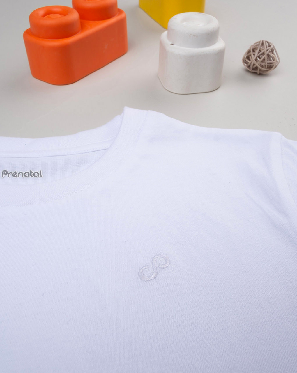 T-shirt bianca maniche corte bambino - Prénatal