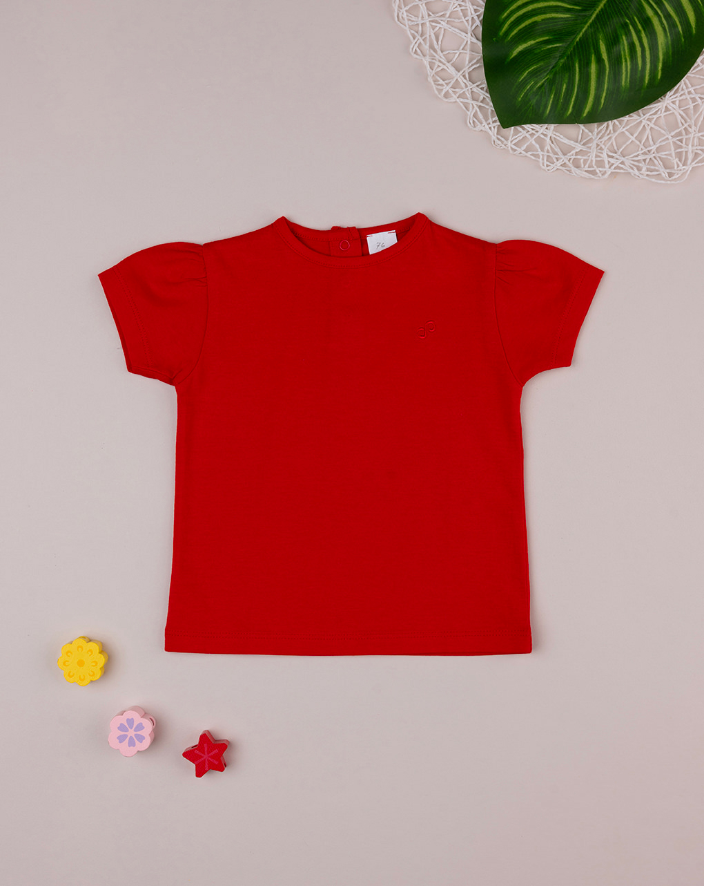 T-shirt bimba rossa