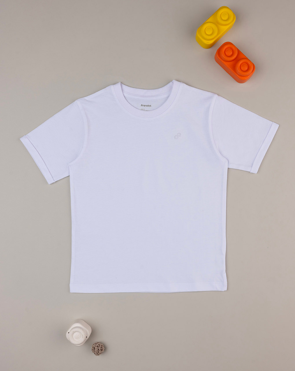 T-shirt bianca maniche corte bambino - Prénatal