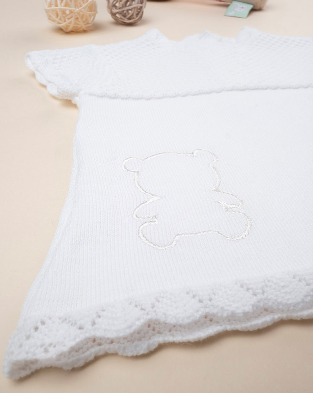 Completo neonata tricot bianco - Prénatal