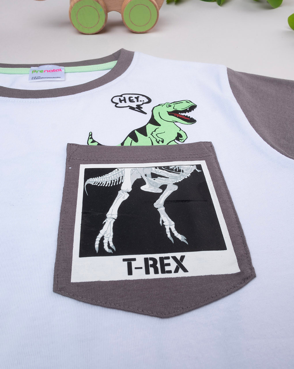T-shirt mezza manica "t-rex" - Prénatal