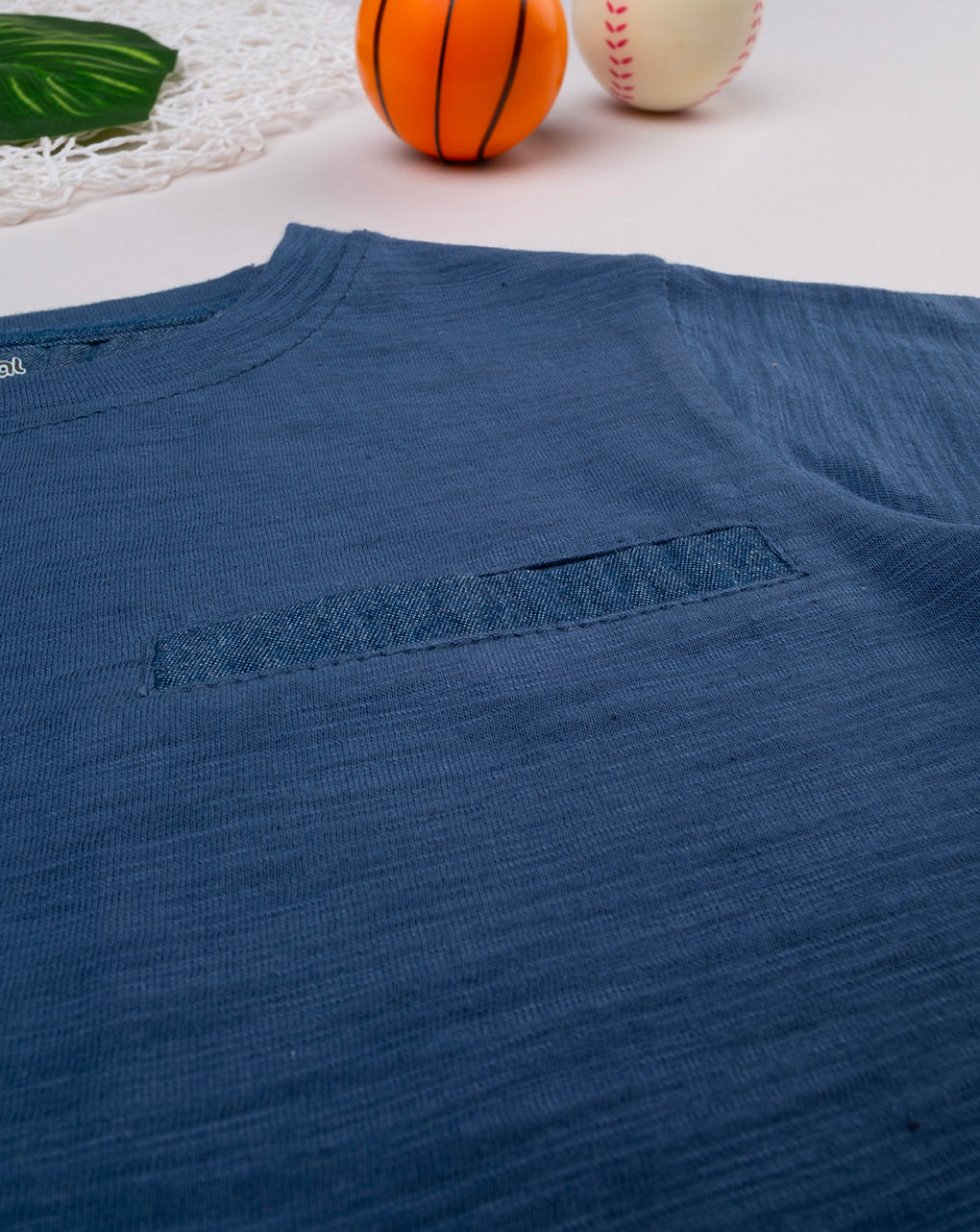 T-shirt blu maniche corte bambino - Prénatal