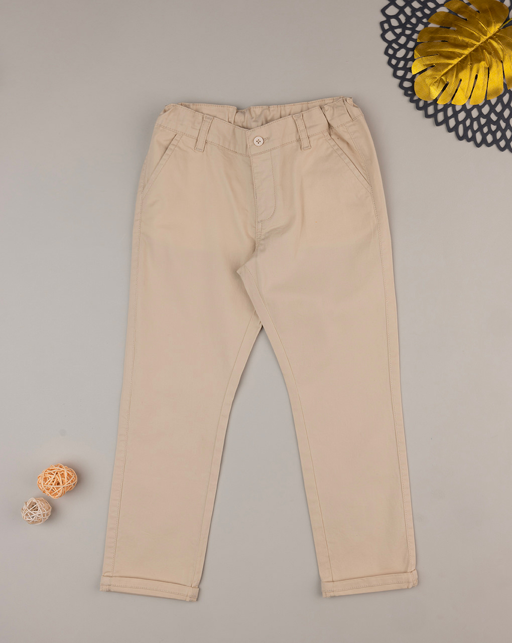 Pantalone twill beige bambino - Prénatal