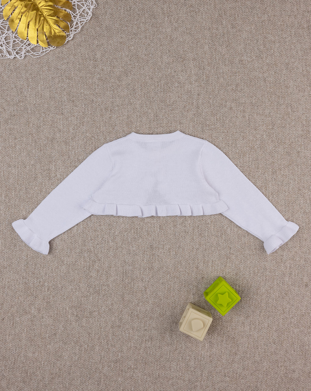 Cardigan bimba tricot bianco - Prénatal