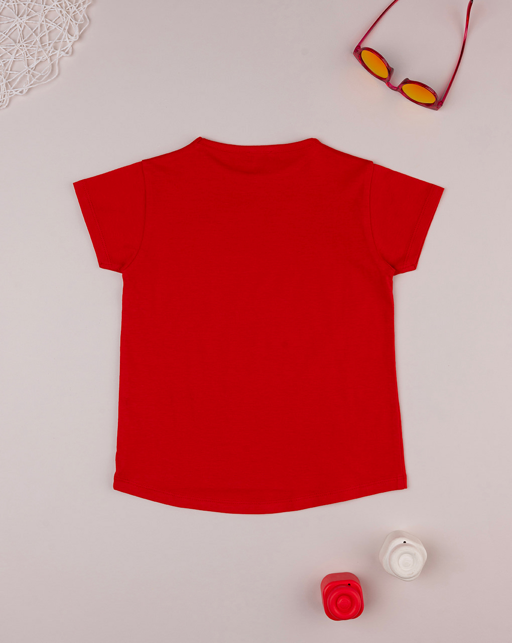 T-shirt rossa basica bambina - Prénatal