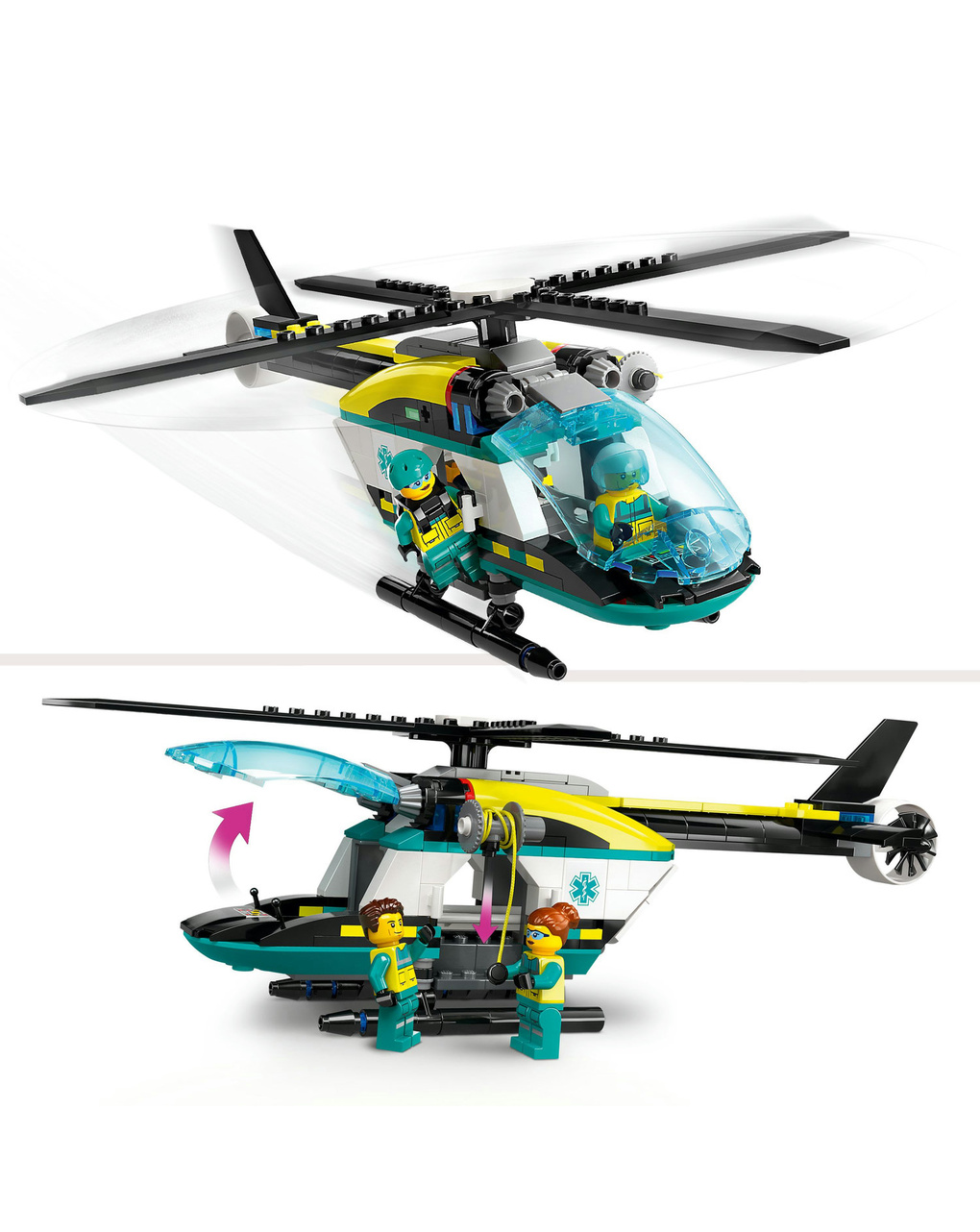 Elicottero di soccorso di emergenza - 60405 - lego city - LEGO