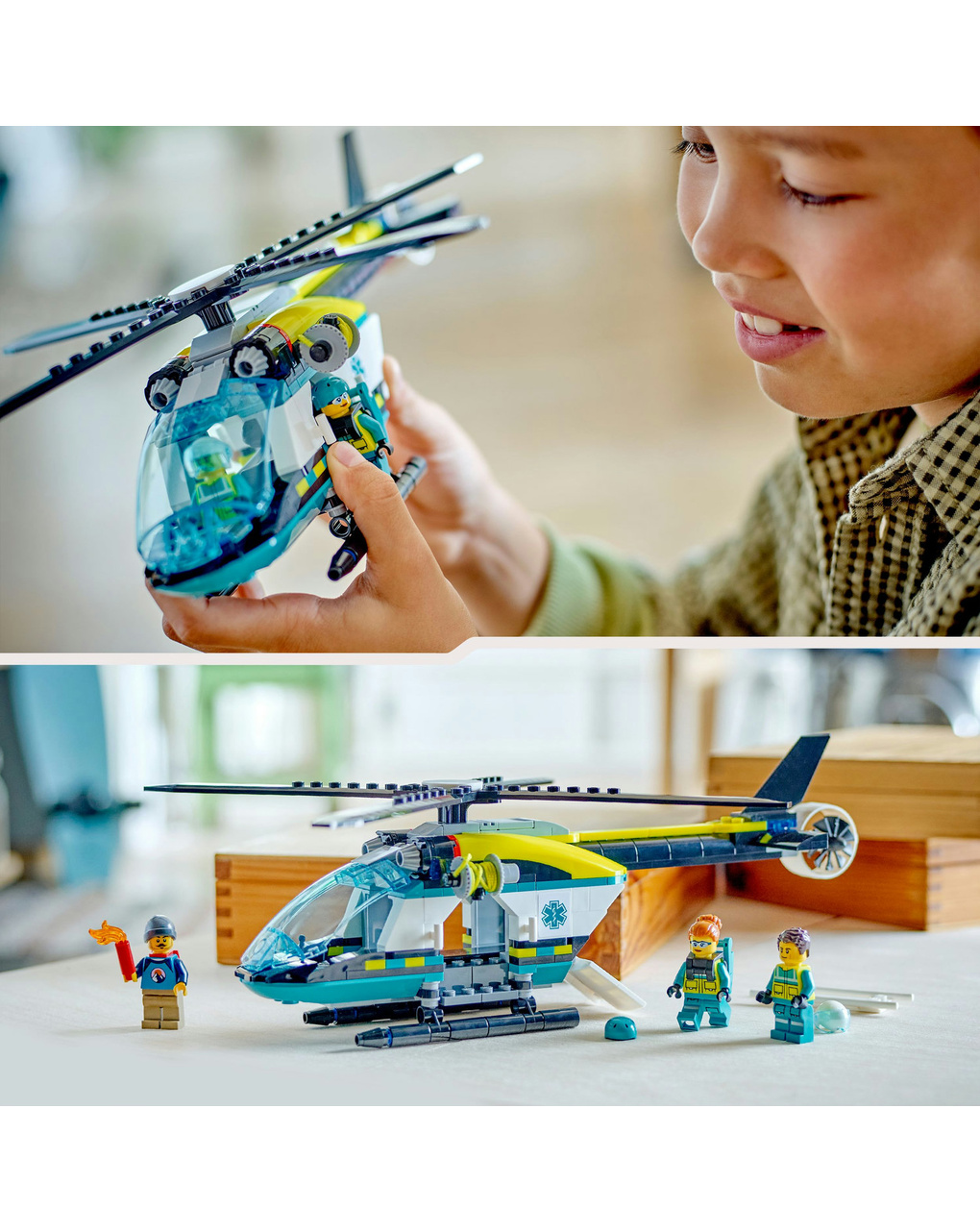 Elicottero di soccorso di emergenza - 60405 - lego city - LEGO