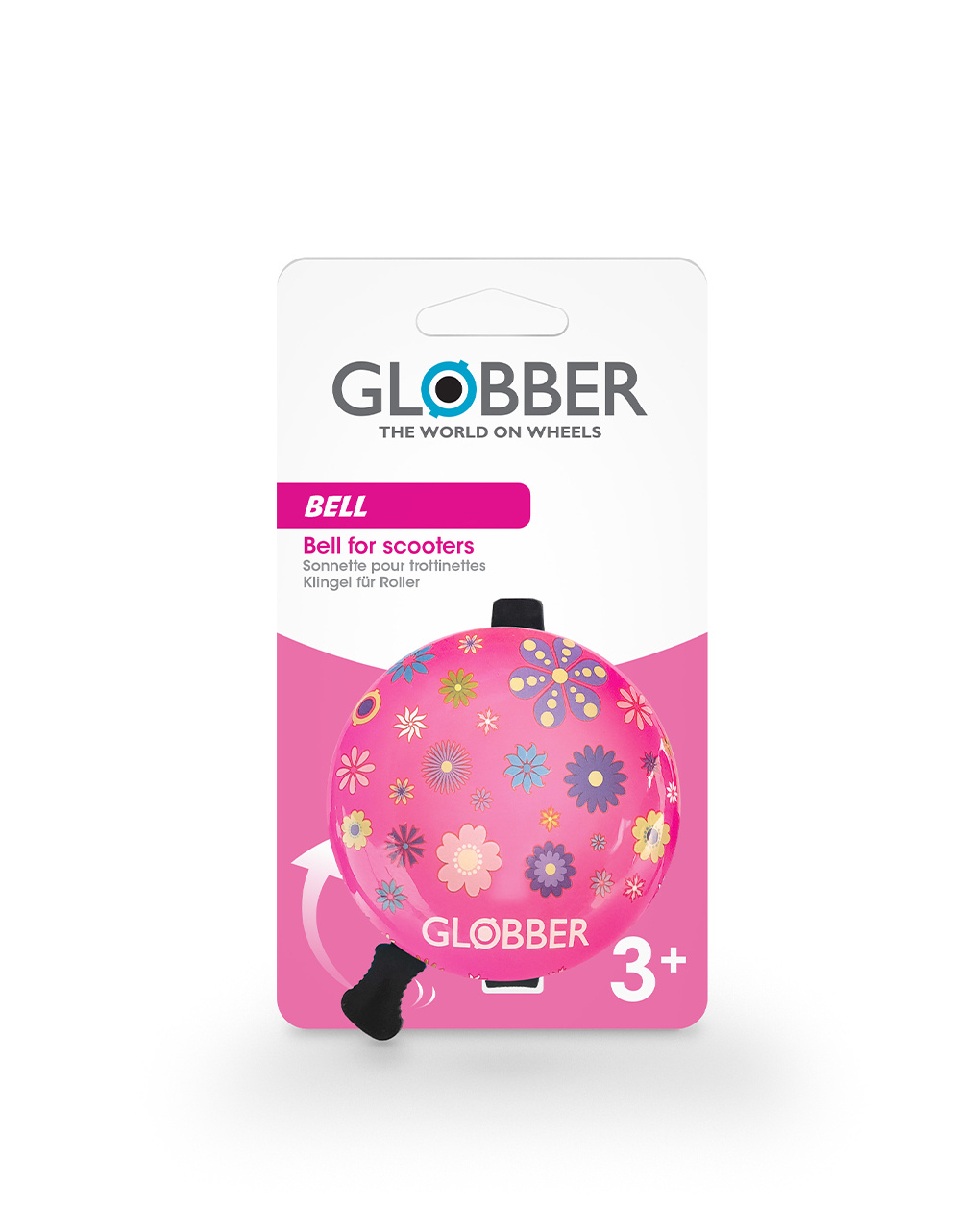 Campanello per monopattino - rosa neon - globber - Globber