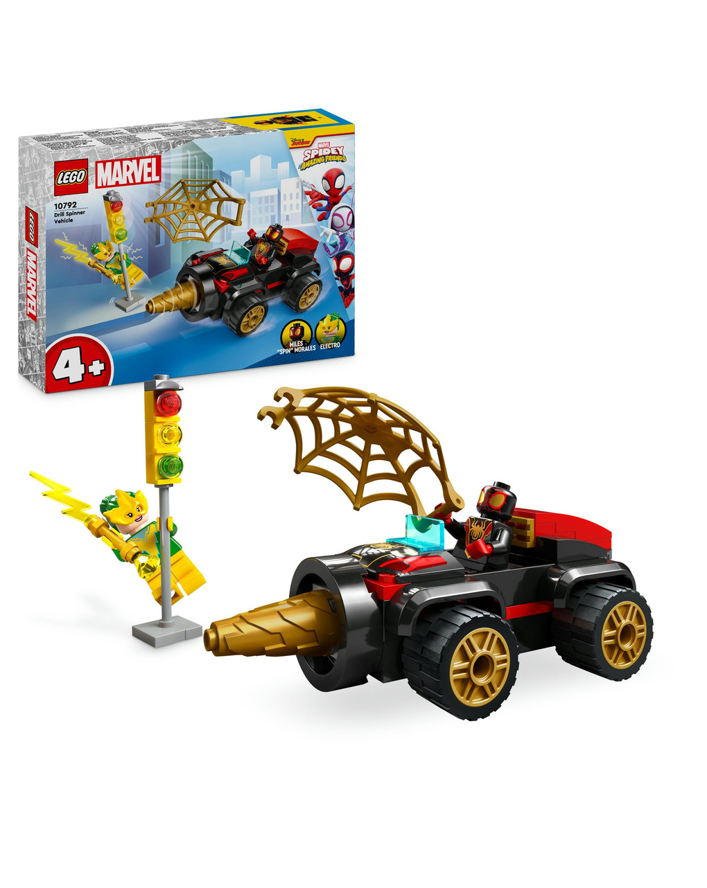 Spidey e i suoi fantastici amici veicolo trivella di spider-man  10792  - lego