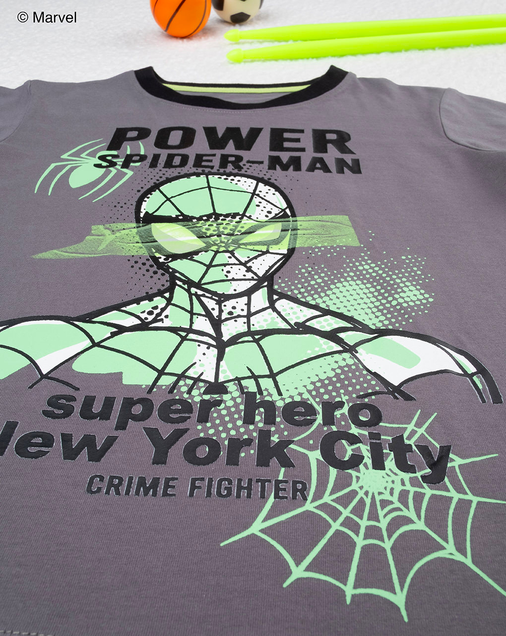 T-shirt  girigia maniche corte bambino "spiderman" - Prénatal