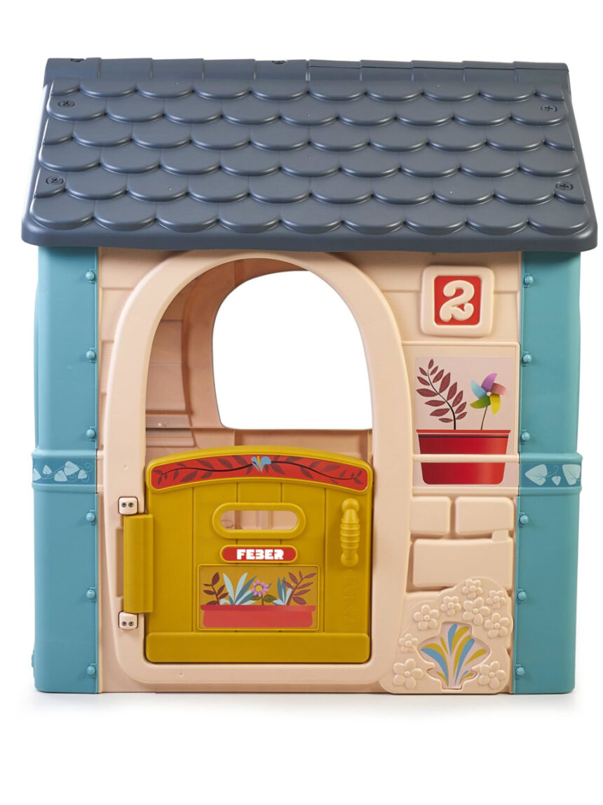 Casetta per bambini con porta apribile - colori pastello 2+ - feber - Feber