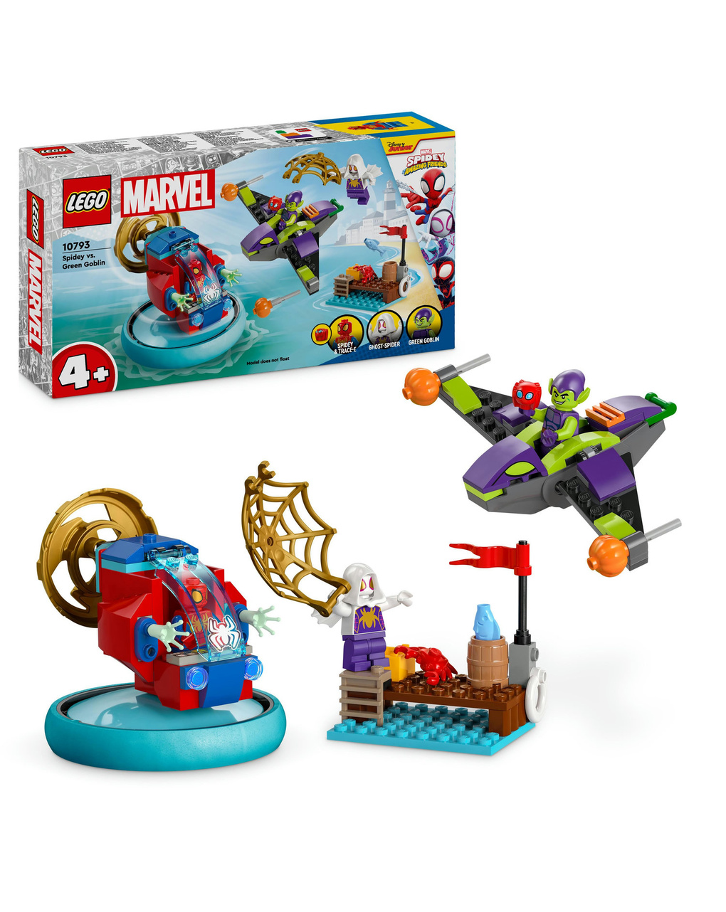 Lego spidey e i suoi fantastici amici  spider-man vs. goblin - 10793 - lego