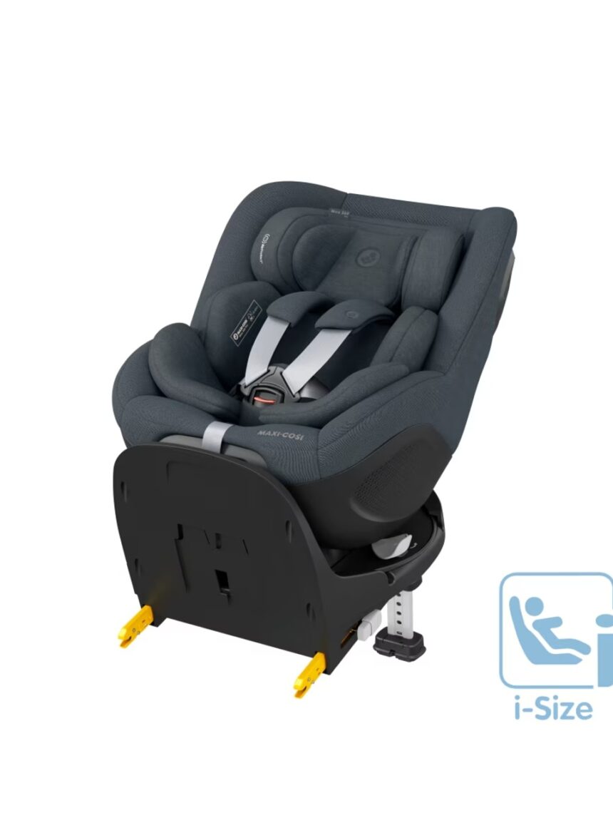 Seggiolino auto mica 360 pro con base integrata (40-105 cm) authentic graphite - maxi cosi - Maxi-Cosi