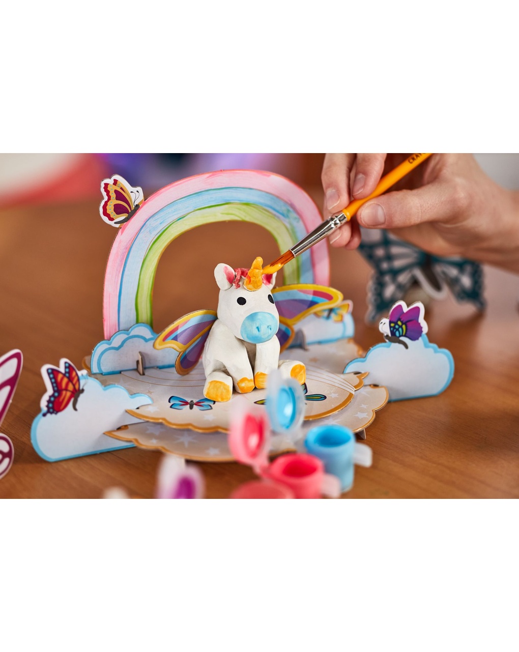 Set modella & dipingi il tuo unicorno, argilla modellabile - crayola - Crayola