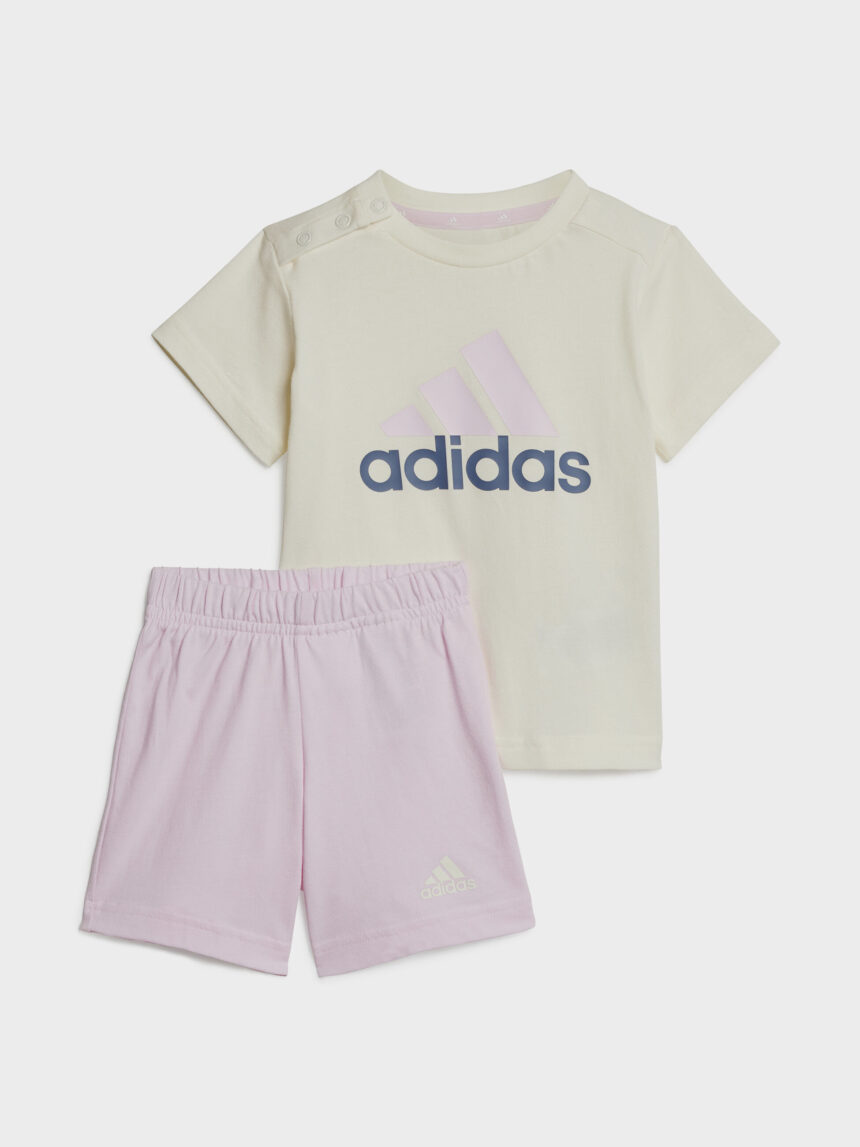 Set bimba adidas essential  t-shirt + shorts - Adidas