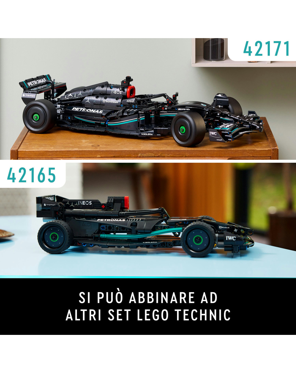 Mercedes-amg f1 w14 e performance pull-back - 42171 - lego technic - LEGO