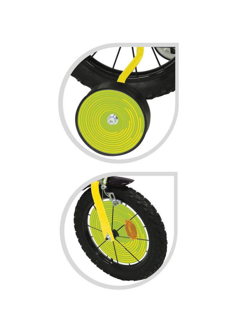 Bicicletta 14'' - verde - sun&sport - Sun&Sport
