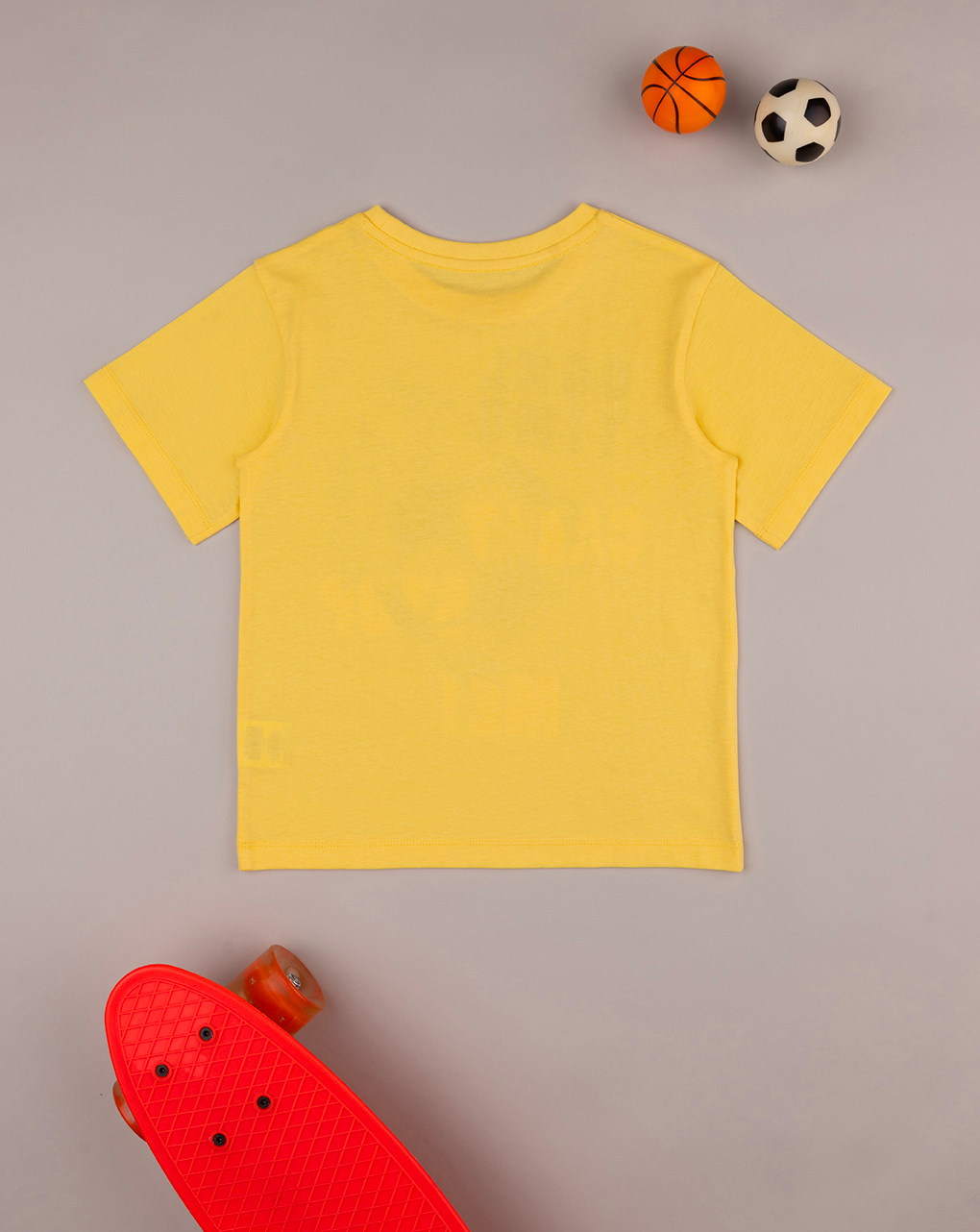 T-shirt gialla bambino con stampa - Prénatal