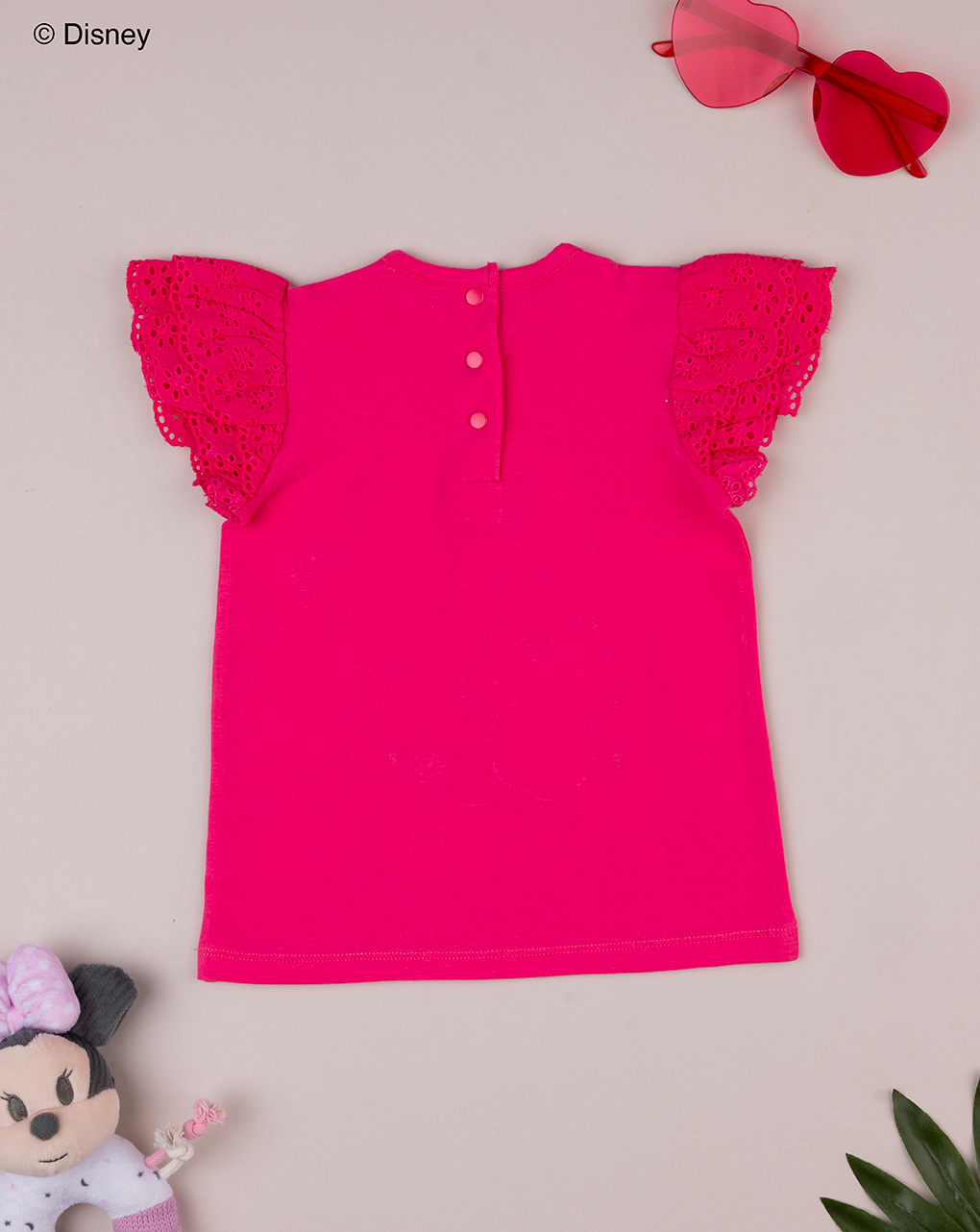 T-shirt bimba minnie rosa