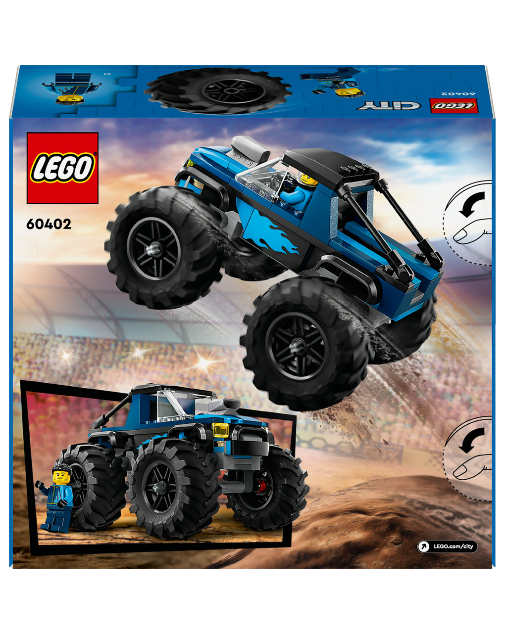 Monster truck blu - 60402 - lego city