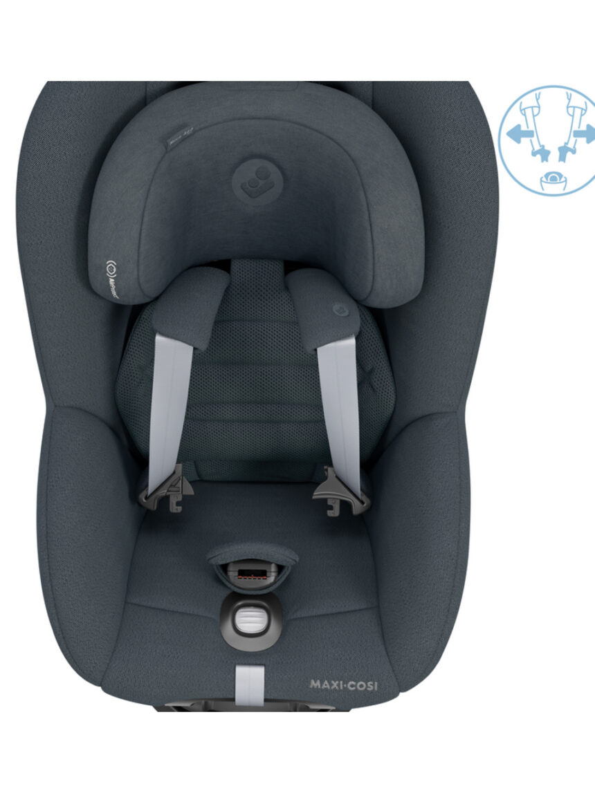 Seggiolino auto mica 360 pro con base integrata (40-105 cm) authentic graphite - maxi cosi - Maxi-Cosi