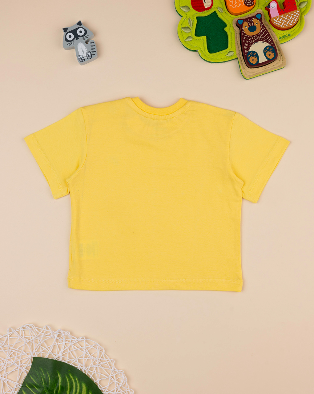 T-shirt maniche corte gialla bimbo - Prénatal