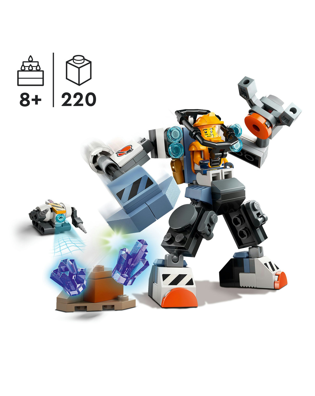 Mech di costruzione spaziale - 60428 - lego city - LEGO