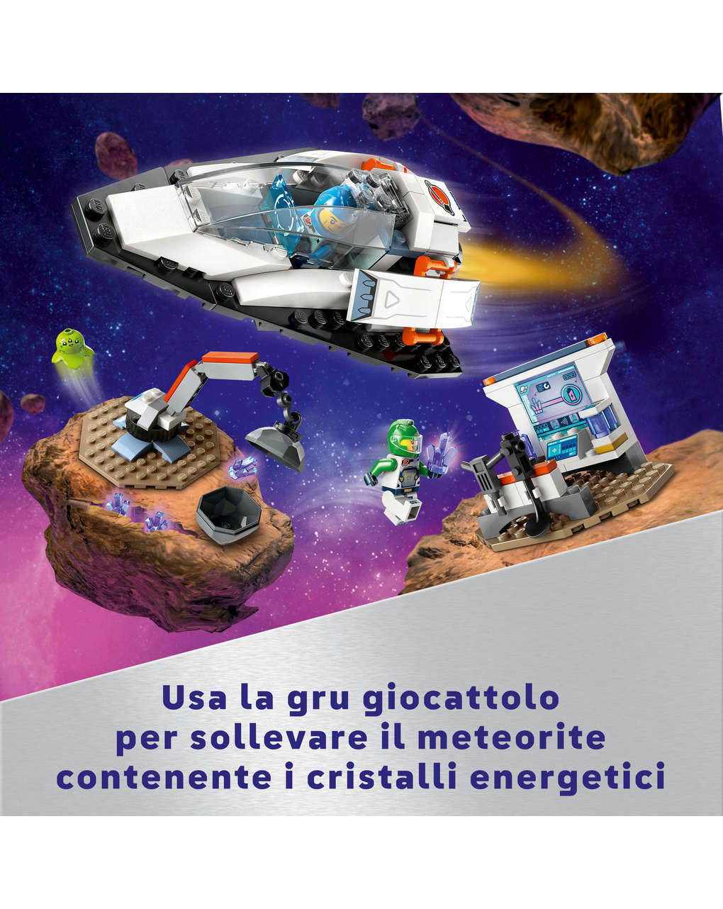 Navetta spaziale e scoperta di asteroidi - 60429 - lego city - LEGO
